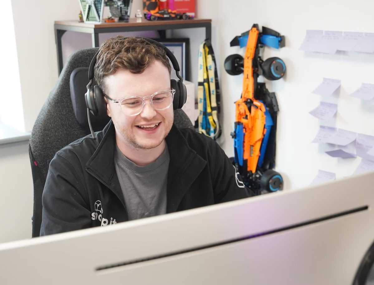 A member of the Snap IT team supporting a client